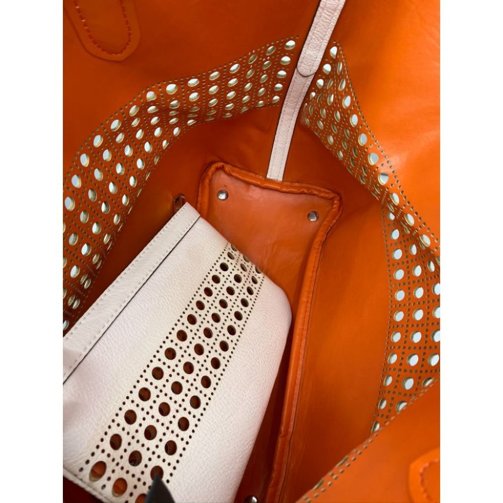 Ralph Lauren White Orange Shoulder Bag - Picture 10 of 12